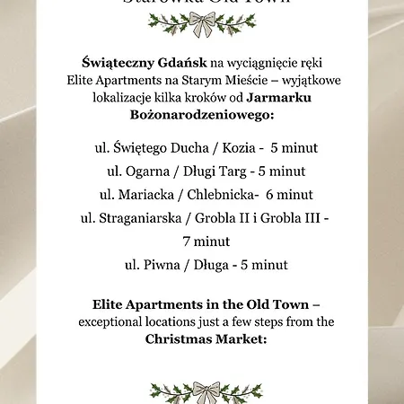 Elite Old Town Straganiarska Apartment *